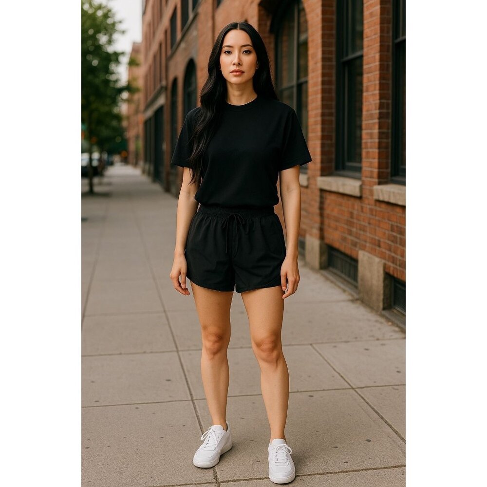 ZELLA Women Black Shorts XS